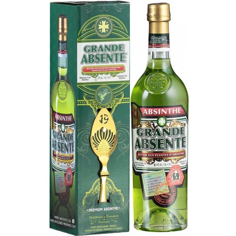 Absint, Absente Absinthe Etui Van Gogh + Lingurita, 55%, 0.7L