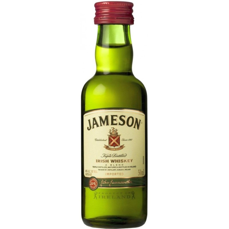 6 X Whiskey, Jameson Irish Whiskey, 40%, 0.05L