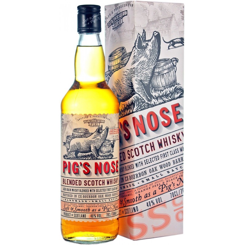 Whisky, Pigs Nose Whisky, 40%, 0.7L