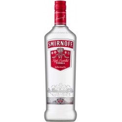 Vodka, Smirnoff Red Label, 40%, 1L